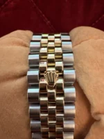 Rolex Datejust en or et diamants. Sous garantie. Très impressionnante. - Image 9