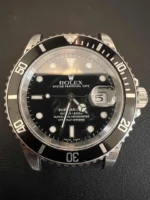 Montre automatique Rolex Submariner Date 16610 en acier avec cadran noir de 40 mm !! - Image 5