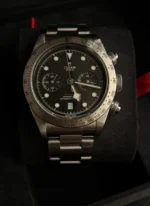 Montre chronographe Tudor Black Bay Heritage pour homme - 41 mm - Réf. 79350 - 2019 - Coffret complet