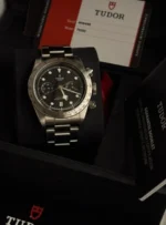 Montre chronographe Tudor Black Bay Heritage pour homme - 41 mm - Réf. 79350 - 2019 - Coffret complet - Image 7