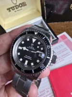 Tudor Rolex Submariner 9411 Vintage Snowflake Diver, coffret complet, papiers, 1976 - Image 18