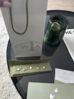 Bracelet Van Cleef & Arpels en nacre vintage Alhambra 5 motifs 19 cm - Image 5