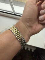 Montre unisexe vintage Panthère de Cartier 27 mm en acier et or à deux rangs, avec boîte et papiers - Image 2